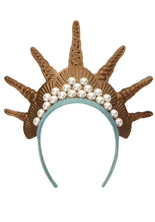 Fun Costumes Mermaid Crown Headband Costume Accessory for Adults and Kids - Standard - Multi