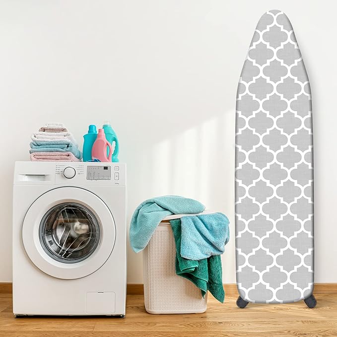 Ironing Board Cover and Pad, Standard Size 15" x 54" Iron Board Replacement