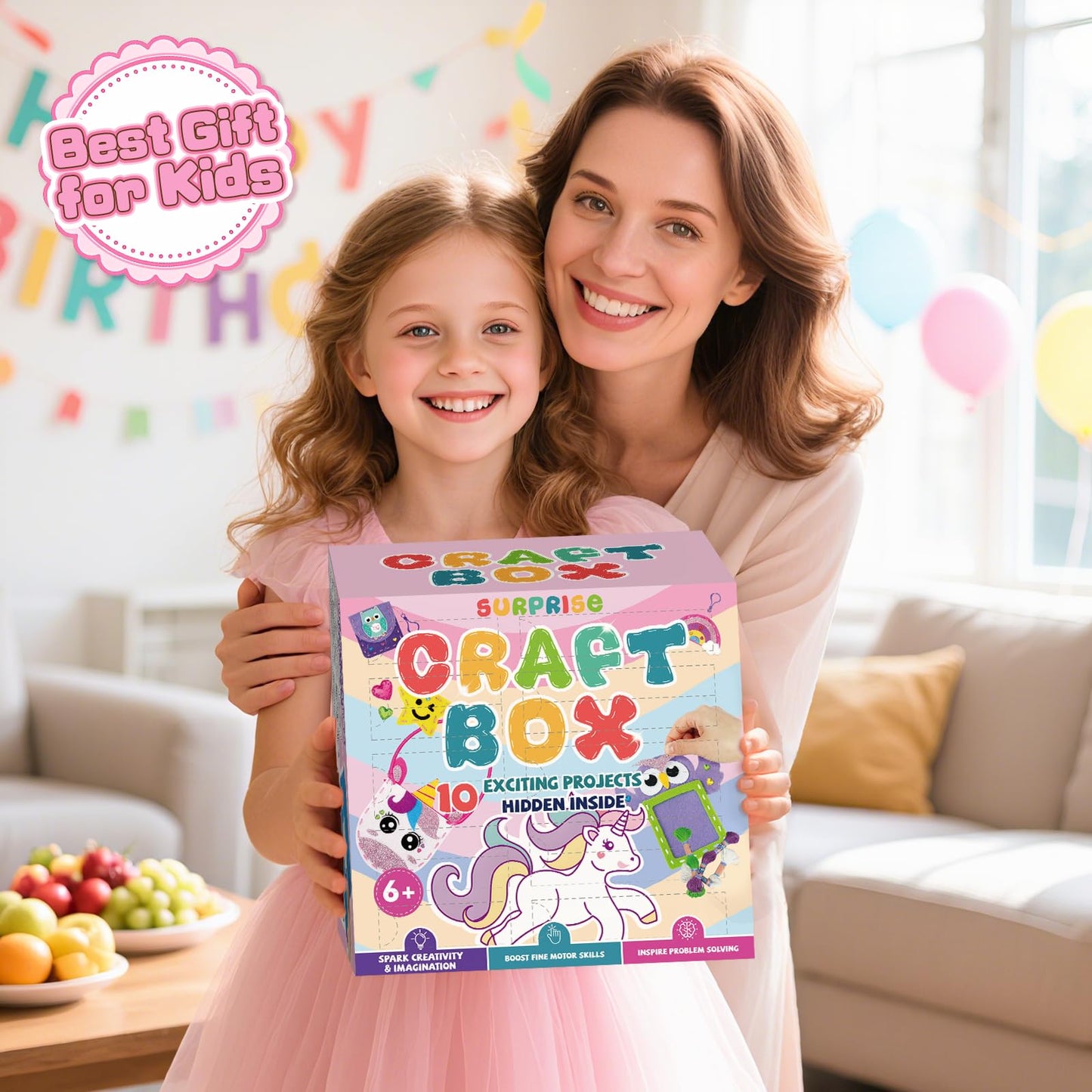 Sewing Kit for Kids Beginner, 10 Easy DIY Projects of Stuffed Animal Dolls & Purse Handbags, Learn to Sew with Felt Embroidery Craft, Arts & Crafts Gift for Girls & Boys Ages 6-12
