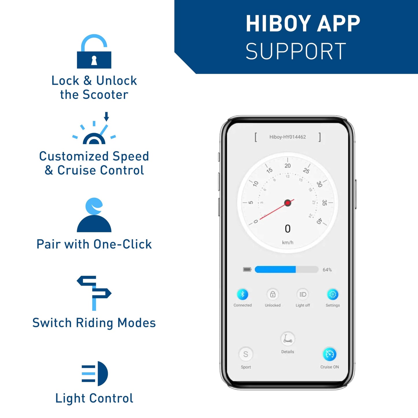 Hiboy Electric Scooter, 8.5" Tires, Up to 17 Miles Range, 350W Motor & 19 MPH Portable Foldable Commuting Electric Scooter for Adults