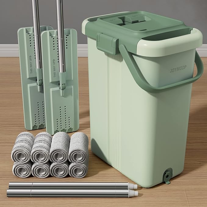 JOYMOOP Mop and Bucket with Wringer Set
