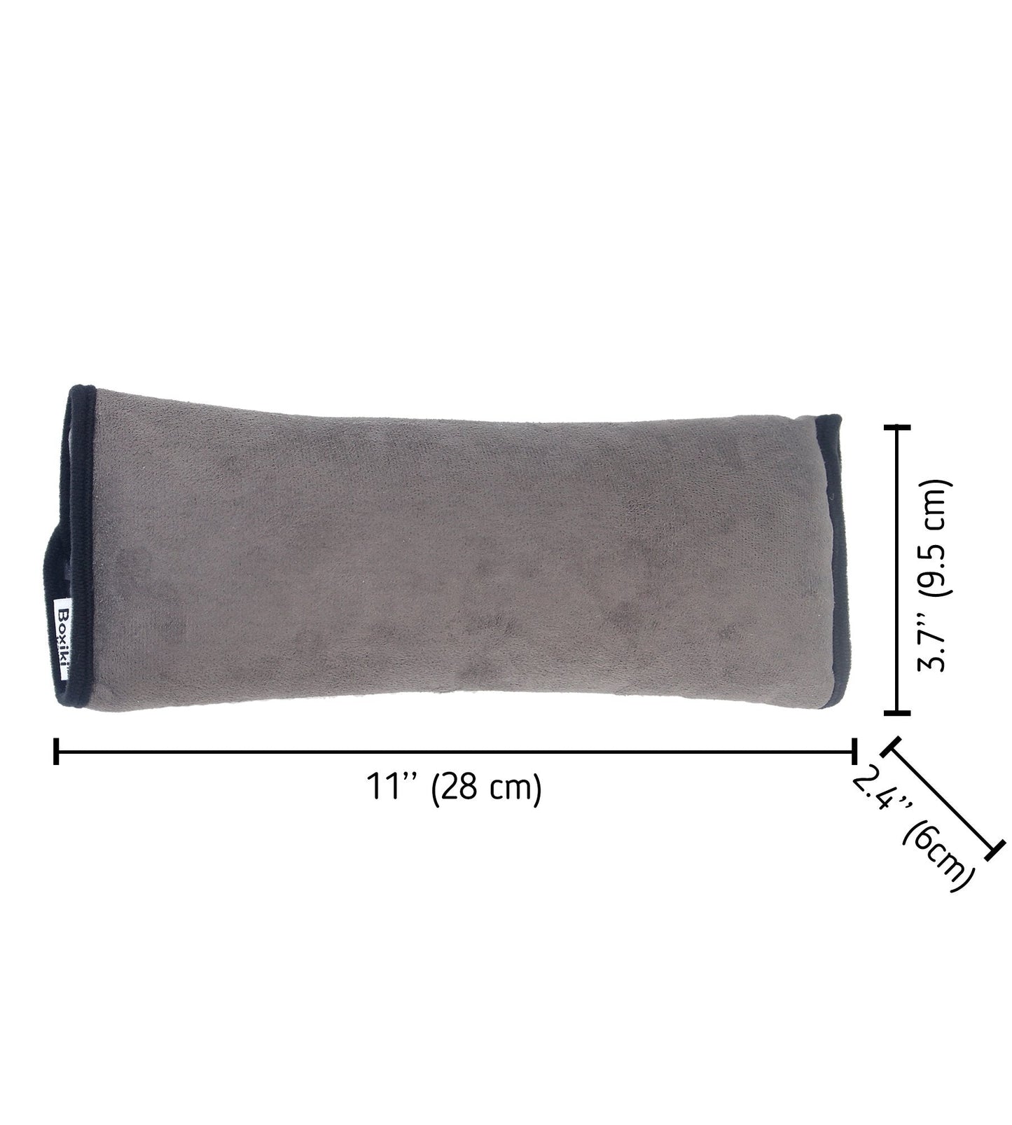 Boxiki Travel Set of 2 Seat Belt Pads | Head Support Pillow for Car Travel | Seat Belt Covers for Adults & Kids | Machine Washable Car Seat Belt Covers | Durable Plush Seatbelt Cushion