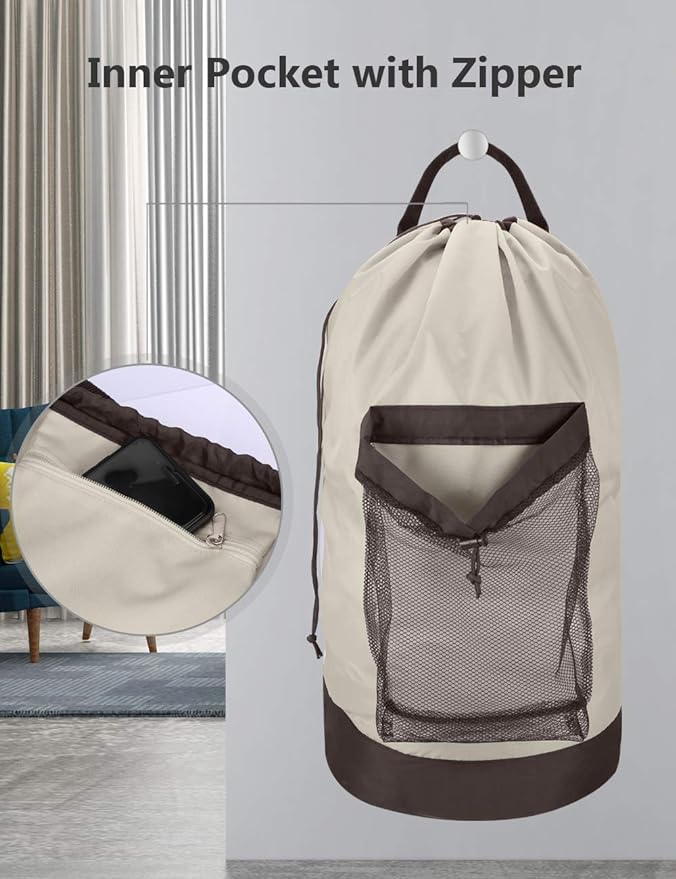 Dalykate Backpack Laundry Bag, 115L Large Hamper