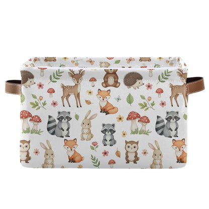 Emelivor Cute Animals Storage Basket Bins Foldable Laundry Hamper Storage Bins Box Organizer for Bedroom Office Clothes Pet Living Room,1 pcs