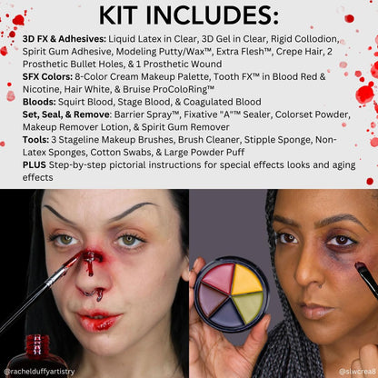 Mehron Makeup Special FX All-Pro Makeup Kit | Complete Professional Stage Kit | Special Effects for Theatre, Halloween, & Cosplay