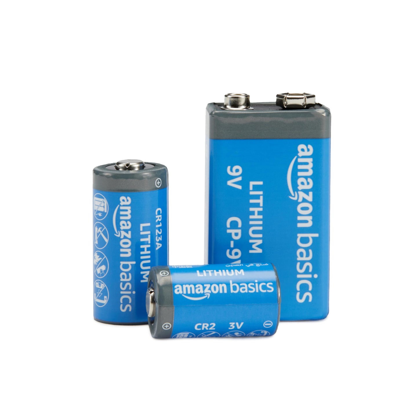 Amazon Basics 6-Pack Non-Rechargeable CR123A Lithium Batteries, 3 Volt, Up to 10-Year Shelf Life
