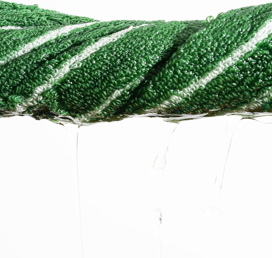 Hand Towels for Bathroom, 100% Cotton Striped Pattern Soft Absorbent Towel Set