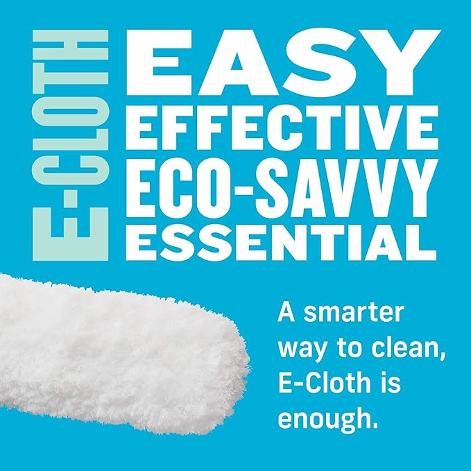 E-Cloth Flexi-Edge Floor & Wall Duster Head, Reusable Dusting Mop
