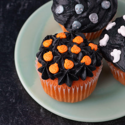 Sweets Indeed Halloween Candy Sprinkles Tacklebox – 2.53 oz Assorted Dextrose Shapes with Eyeballs, Pumpkins, Spiders, Skulls & Ghosts – Edible Decorations for Cookies, Cupcakes & Cakes