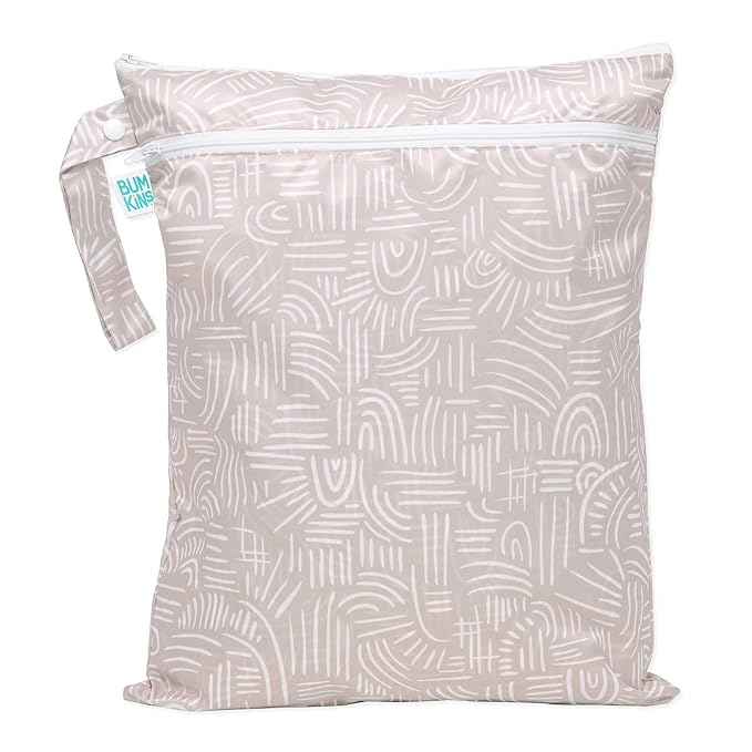 Bumkins Waterproof Wet Dry Bag for Baby, Swim Suit, Cloth Diapers, Pump Parts