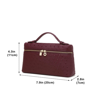 Rejolly Crossbody Bag for Women Small Pouch Top-Handle Leather Bag Designer Shoulder Handbag Quiet Luxury Trendy Purse