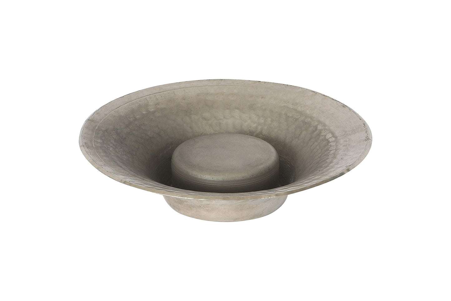 DeKulture Handmade Pure Nickel Votive T-Light Holder & Candle Bowl Diya - 4.5x1.5 inch
