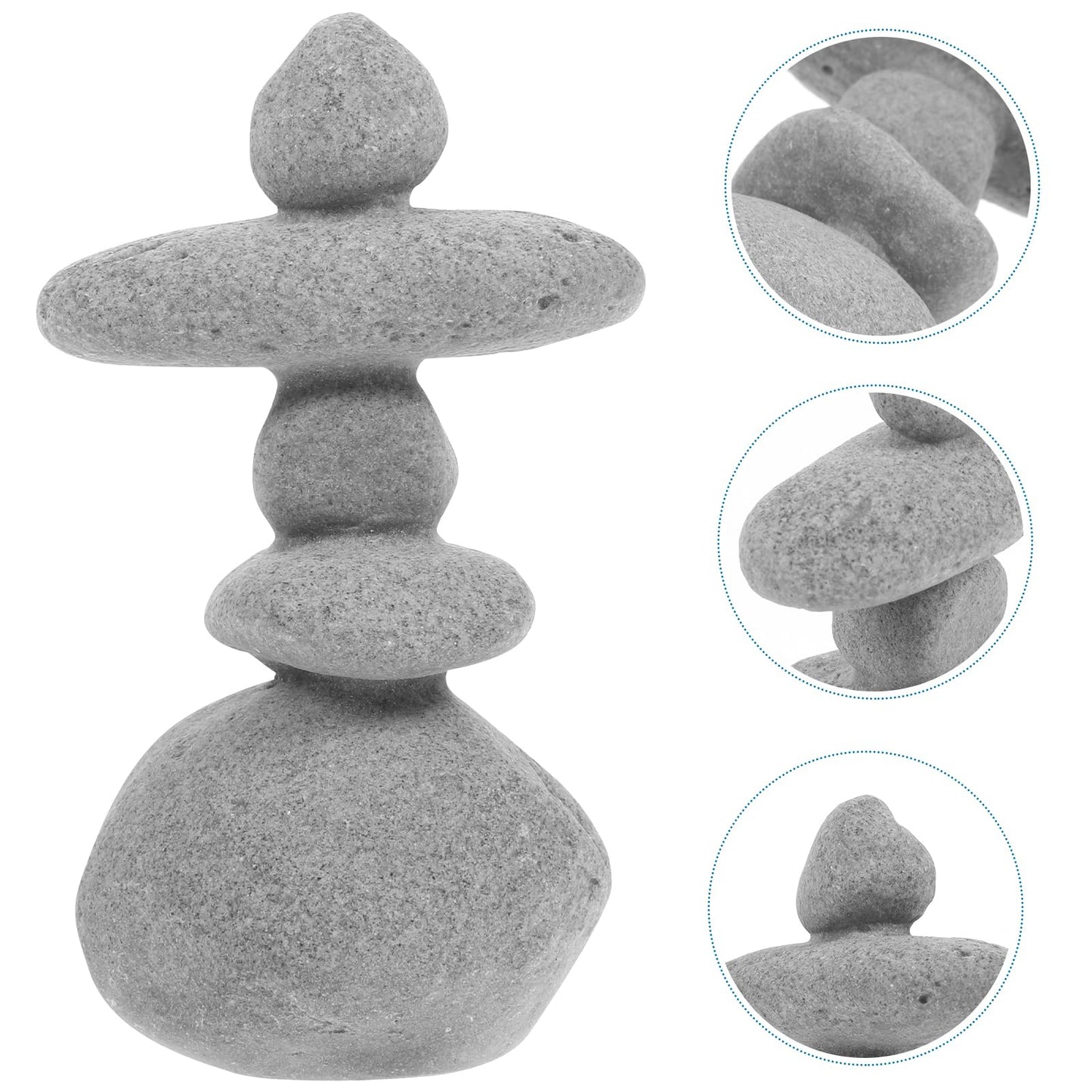 Rock Ornament Miniature Stone Decor for Aquarium Zen Garden Decor Flowerpot Stone Landscape Micro Landscape Accessory 3.38 X 1.96 X 1.37 in