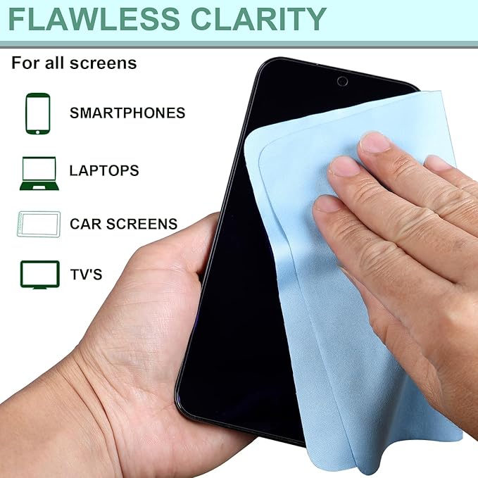 8 Pack Multicolor Premium Microfiber Cleaning Cloths&Wipes