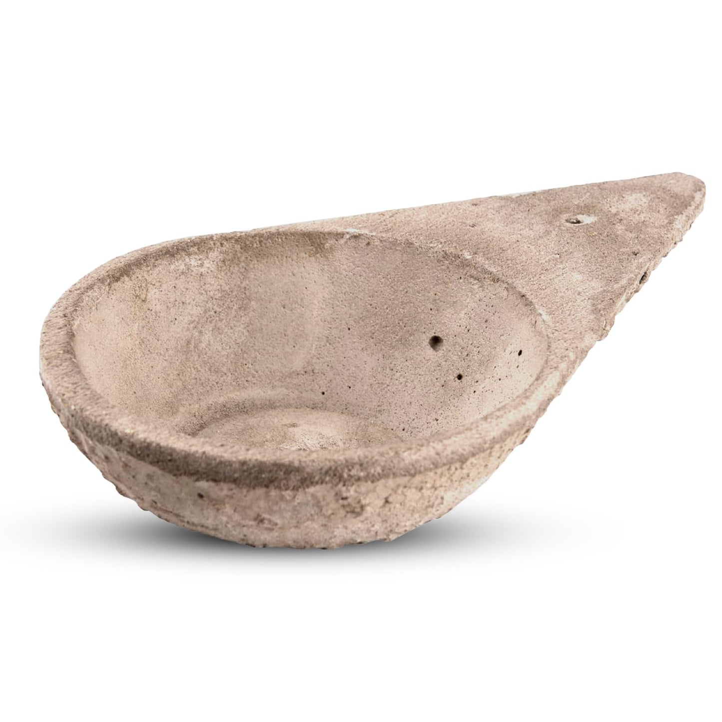 Sagrada Madre Incense Burner, Triangular Sahumador - Hand-Carved Cement Incense Holder, Ash Catcher for Sticks, Cones, Bombs & Smudges - 1 Piece, Perfect for Smudging, Yoga, and Meditation Accessories