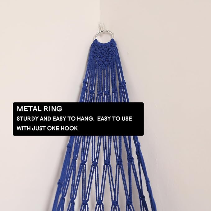 Stuffed Animal Storage Toy Hammock Corner Hanging Net