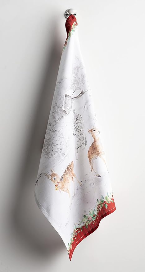 Maison d' Hermine Kitchen Towels Set of 3 100% Cotton 20" x 27.5" Reusable