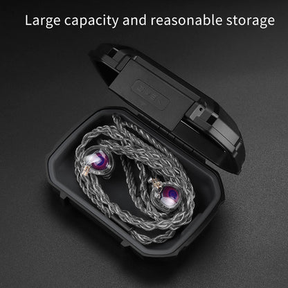 KYUHEEO in Ear Monitor Case, Protective Earphones Storage Box Waterproof Small Earbud Hard Carrying Case for IEM Cables SD Memory Card Camera Chips Ear Tips CCA CCZ IEM