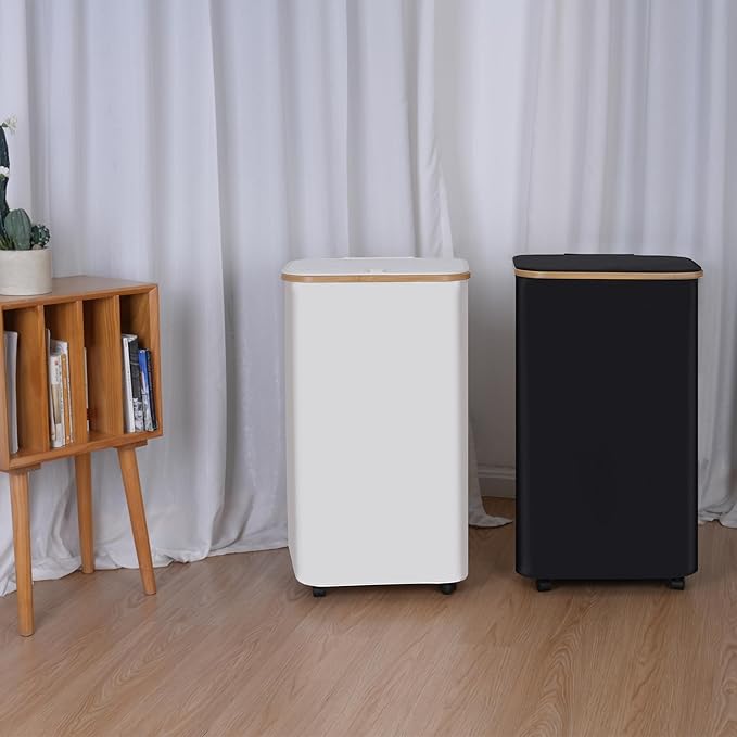 Laundry Basket with Wheels, 100L Hampers