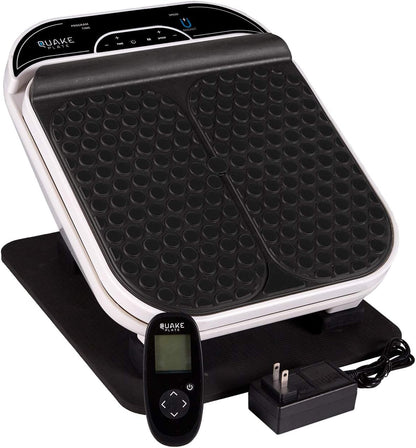 Foot Massager for Neuropathy Pain & Circulation by Quake Plate High RPM Oscillating Deep Tissue Foot & Calf Massager for Plantar Fasciitis Pain Relief, 30 Speed Vibrate with Gen 2 RF Remote