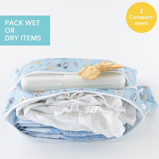Bumkins Disney Waterproof Wet Dry Clutch Bag
