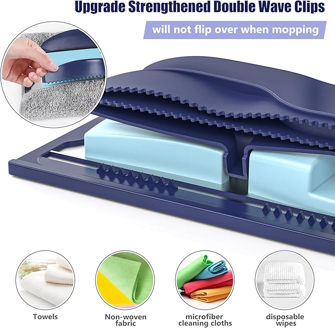 Microfiber Mops for Hardwood Floor Cleaning: MEXERRIS Flat Floor Mop