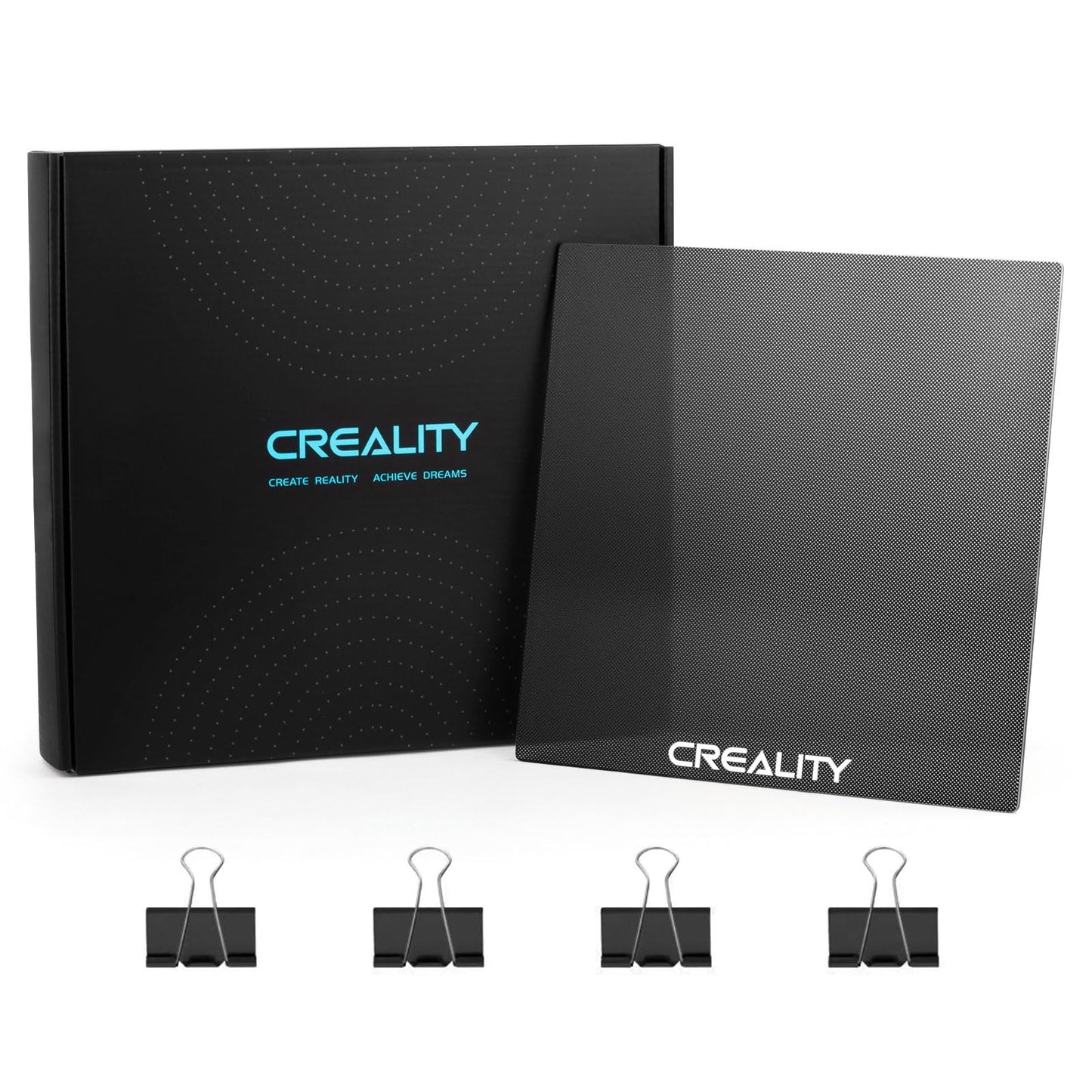 Creality Ender 3 V2 Glass Bed 3D Printer Platforms 235x235mm Upgraded Tempered Build Plate for Ender 3 V2/Neo,Ender 3 Pro,Ender 3/Neo,Ender 3 S1,Ender 3 S1 Pro,Ender 5&Pro,CR-20 Pro,CP-01