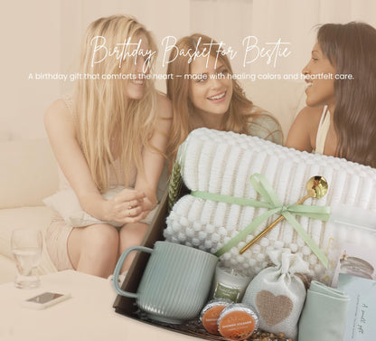 Get Well Soon Gift Basket- Relaxation, Birthday,Mothers Day /Self Care Package, After Surgery recovery, Sympathy Gift for Loss of Loved One, Thinking of You Gift Set, Grief/Miscarriage Gift for Women