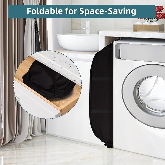 Collapsible Laundry Baskets, Tear Proof Pop Up Laundry Hamper