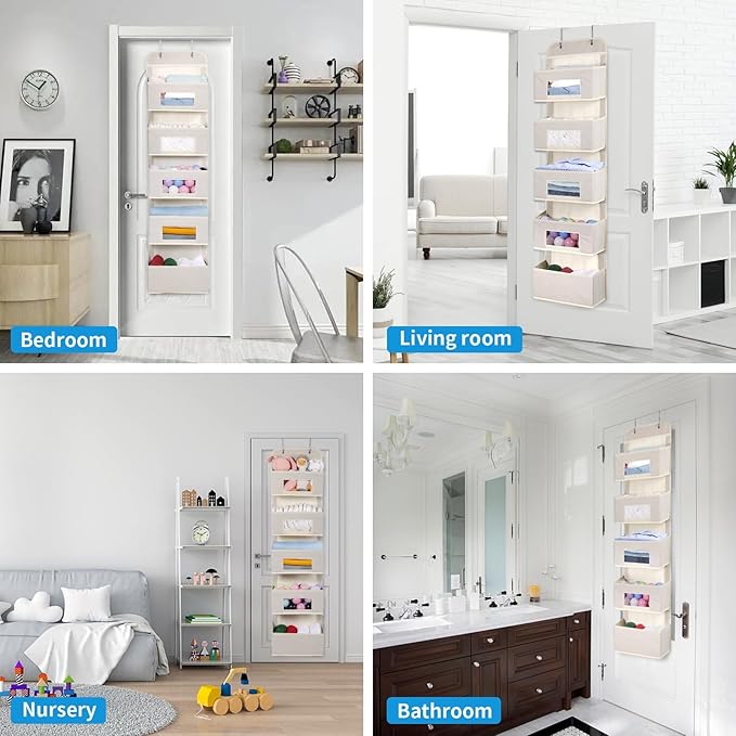 MAX Houser 5-Shelf Over The Door Hanging Organizer