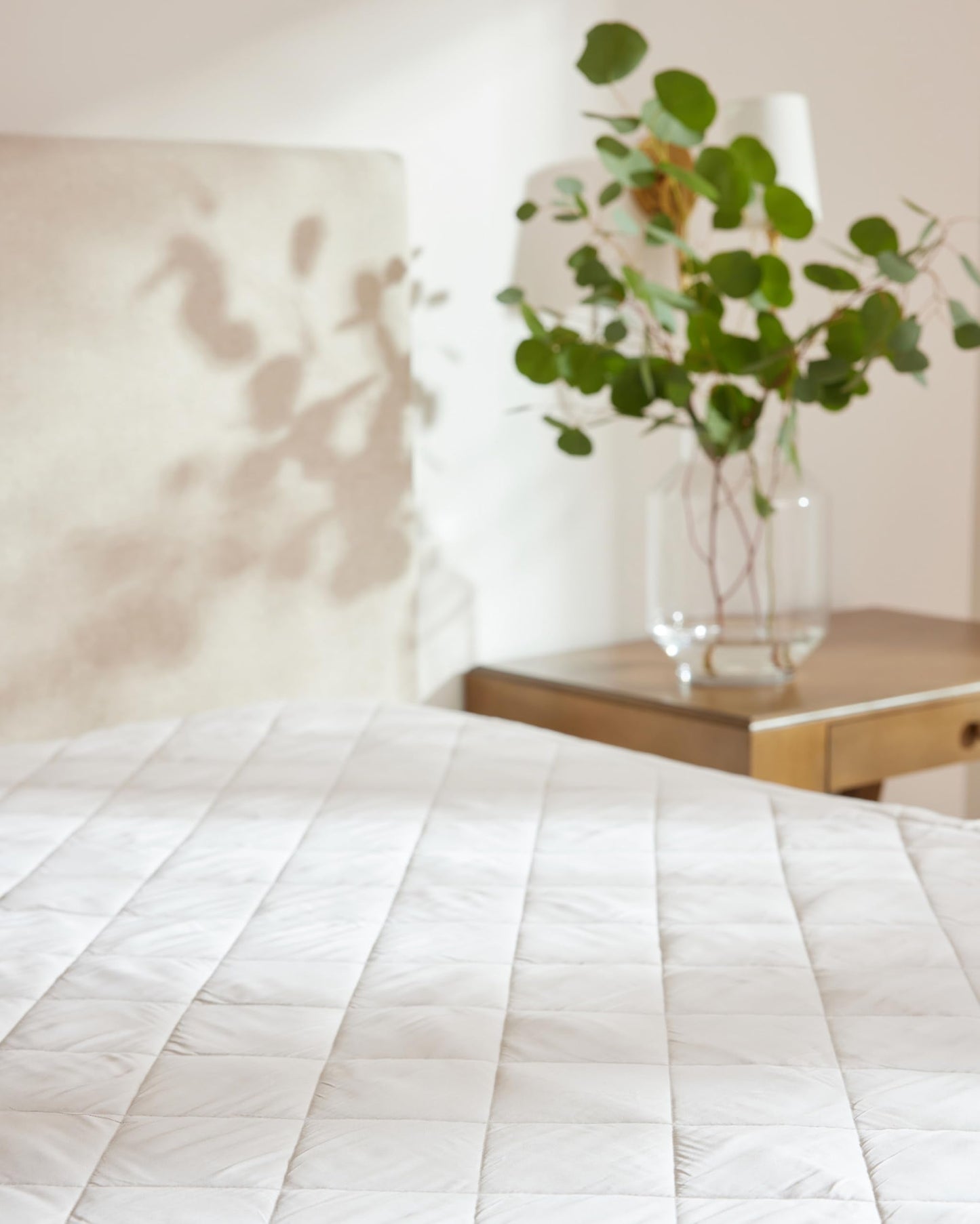 Cozy Earth King Size Mattress Pad - 100% Viscose from Bamboo Cooling Mattress Cover - Lightweight Temperature Regulating Bed Pad with 360-Degree Elastic Hem - Fits Mattresses up to 20”