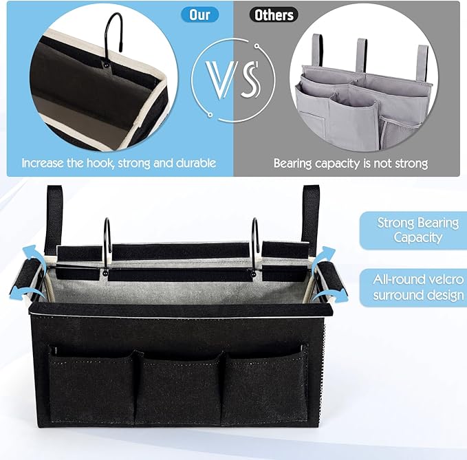 Bedside Storage Caddy/Bedside Hanging Storage Bag