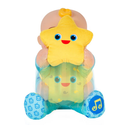 CoComelon Peek-A-Boo JJ 10” Feature Plush - Featuring Favourite Song, Phrases, and Sounds - Play Peek-A-Boo with JJ - Toys for Preschool and Kids