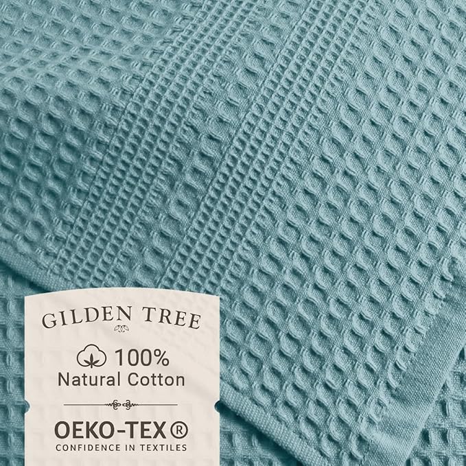 GILDEN TREE Waffle Hand Towels for Bathroom Quick Dry Towel Super Absorbent