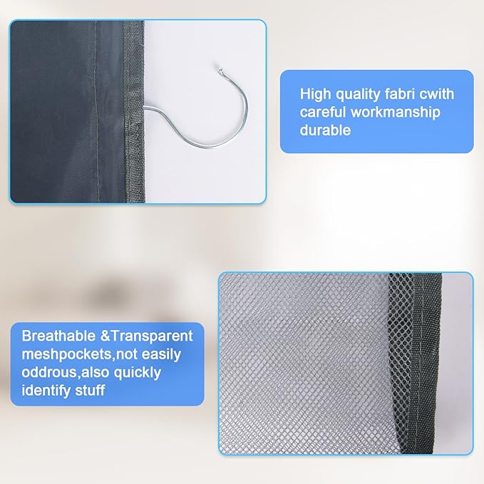 2-Pack Hanging Legging Organizer