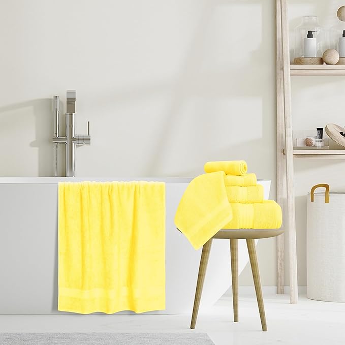 GLAMBURG Ultra Soft 8-Piece Towel Set