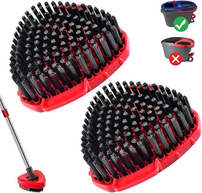 2 Pack Upgrade Scrub Brush Replace Heads Compatible