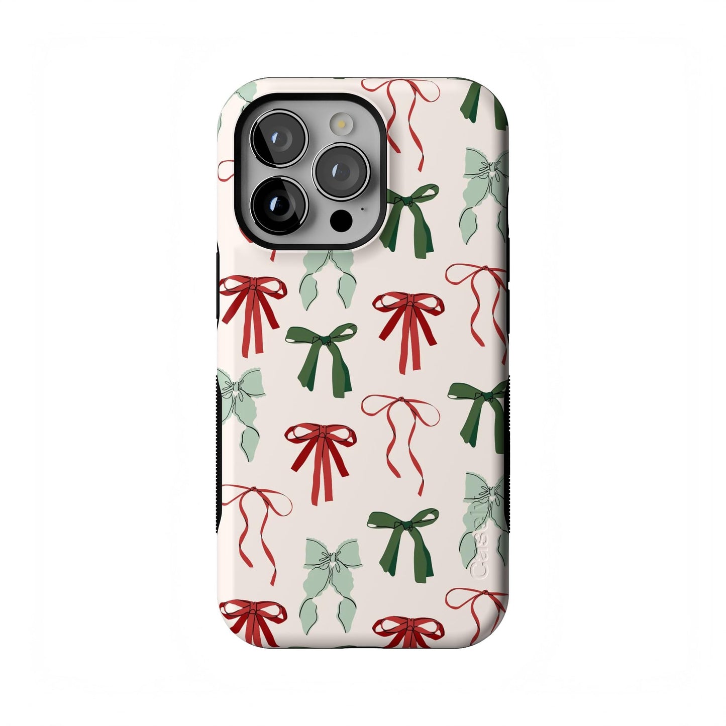 Casely iPhone 17 Pro Max Case | On The Dot | Maroon Polka Dot | Compatible with MagSafe | Bold Protective Design