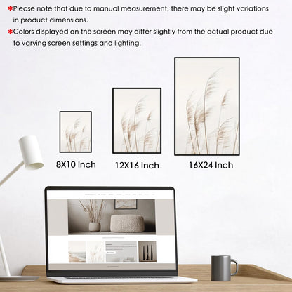 FEOFTIE Neutral Wall Art Beige Poster Modern Minimalist Canvas Printing Beige Wall Art Neutral Poster Line Art Canvas Boho Art Nordic Prints for Living Room Bedroom Office 16x24Inchx3 Unframed