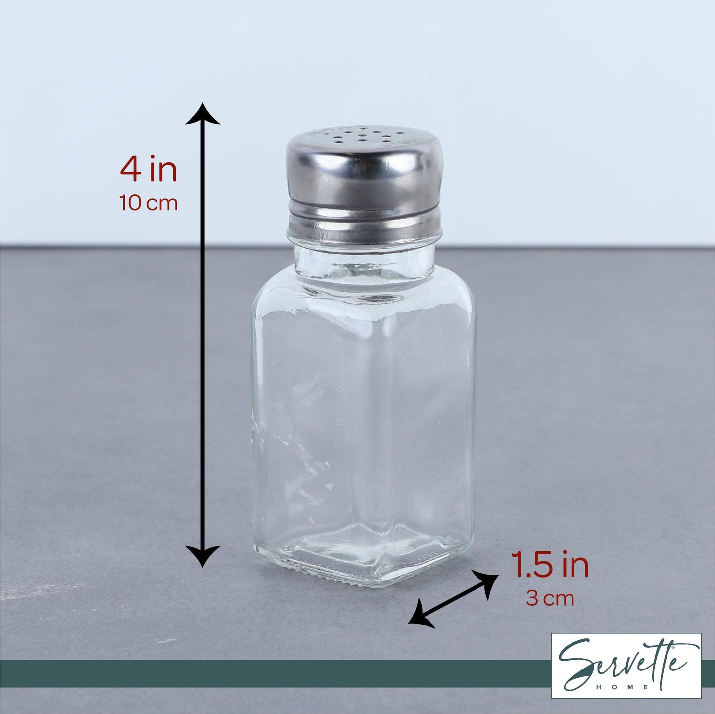 2 ounce Glass Spice Shaker