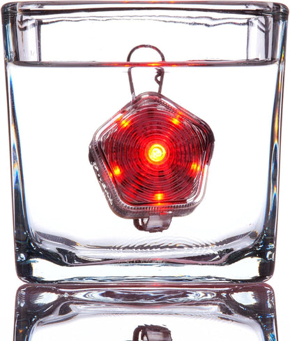 RUFFWEAR The Beacon Dog Safety Light, Waterproof Dog Collar Light, LED Pet Dog Collar Buckle Night Light, Safety Clip On Flashing Dog Light for Dog Leads & Harnesses, Rechargeable Dog Light, Clear