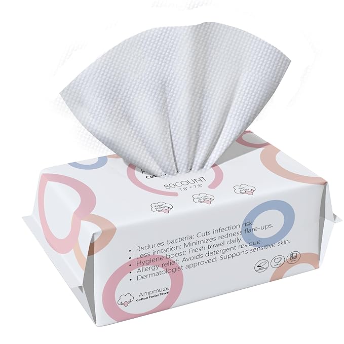 Disposable Face Towels, Biodegradable Dry Wipes