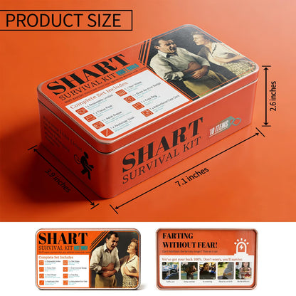 GAGIFT WORLD Sharting Survival Kit, Emergency Shart Kit Funny White Elephant Gifts Exchange Ideas for April Fools' Day Novelty Prank Gag Gift for Adults Christmas Birthday Gifts for Men and Women