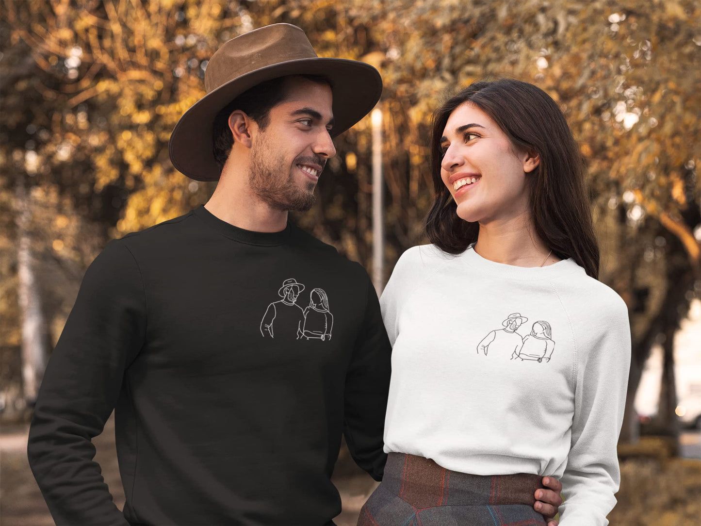 Famiheart Custom Hoodies Design Your Own, Hoodie Portrait From Photo, Valentines Customized Gifts For Boyfriend, Men, Sweatshirt Christmas