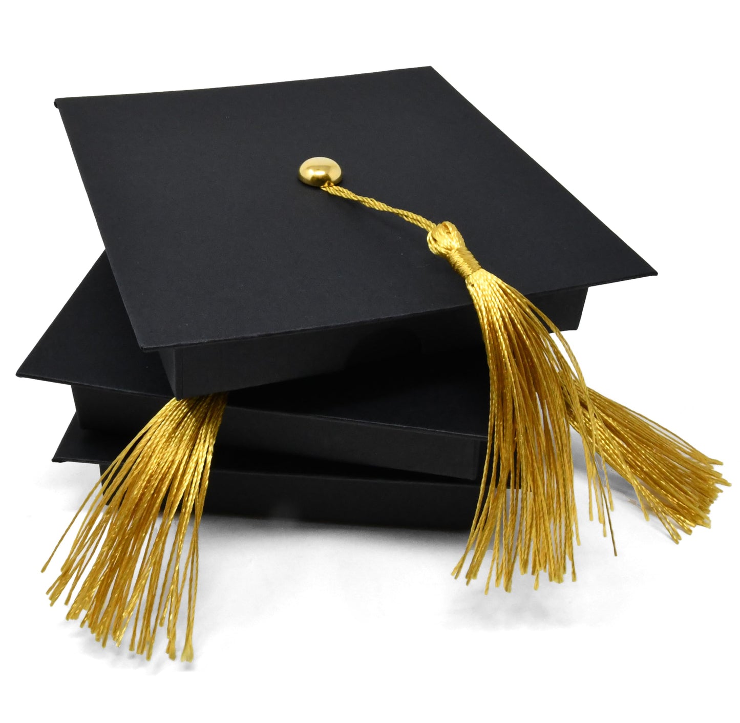 Graduation Gift Card Box Holder Cap Shaped with Tassel Pack of 6 Grad Gifts Cards Graduate Present Boxes Holders for Graduations Party Supplies