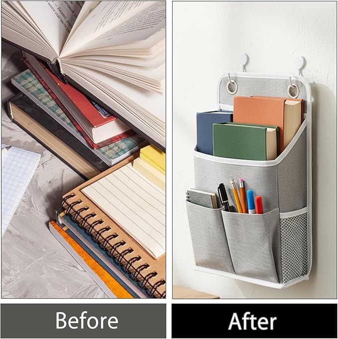 Hanging Organizer with Pockets, Wall Hanging Baskets