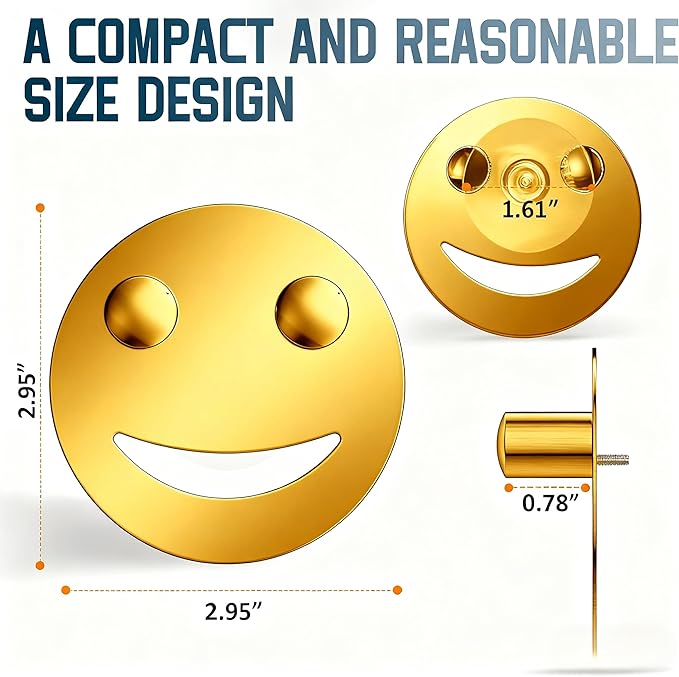 Stainless Steel Smiley Face Sponge Holder, Kitchen Accessories Decor