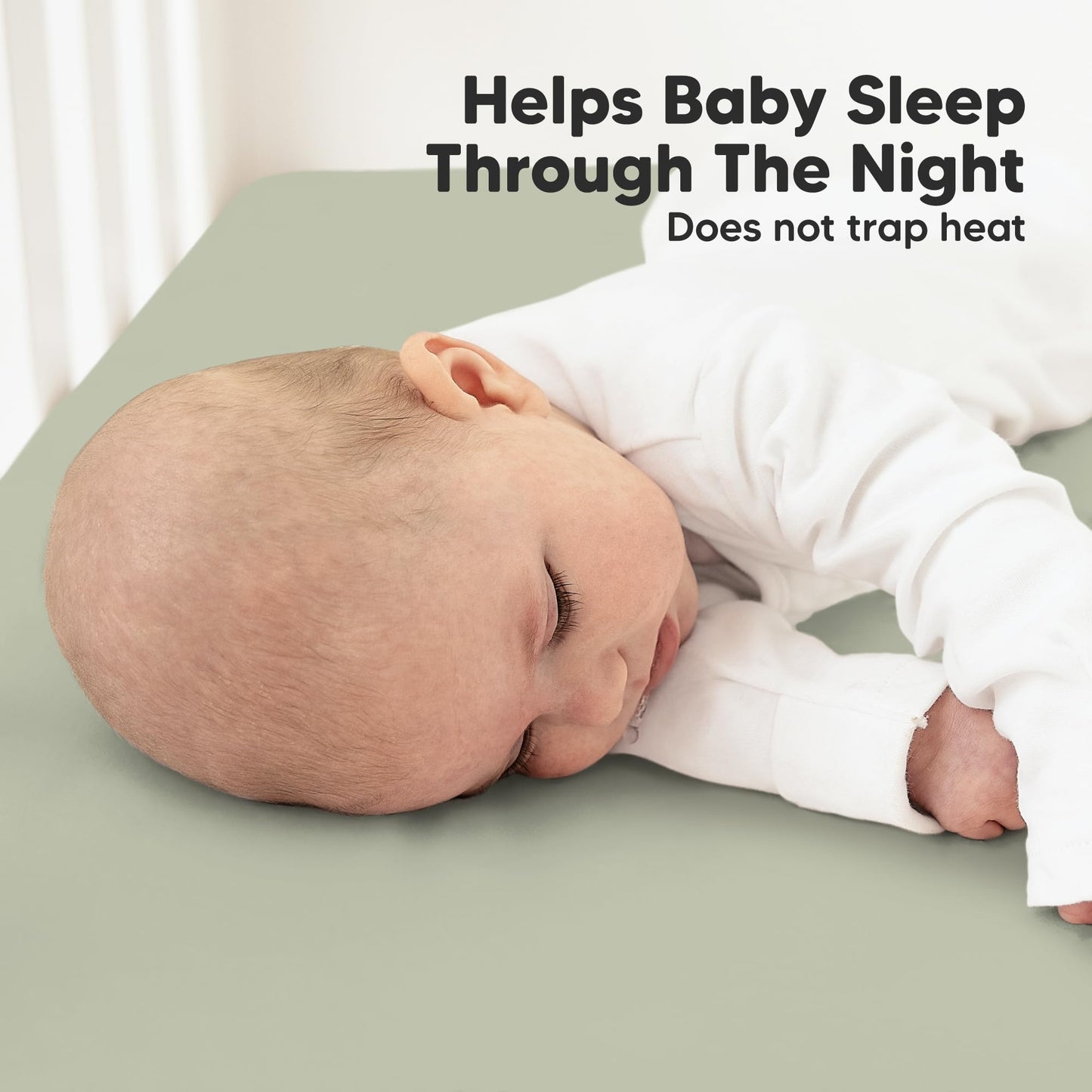KeaBabies 2-Pack Organic Cotton Crib Sheets for Boys, Girls - 52x28 Fitted Crib Mattress Sheet Neutral, Breathable Cover for Baby Bed Set, Toddler Mattress, Soft & Cute Prints (Foxtrot)