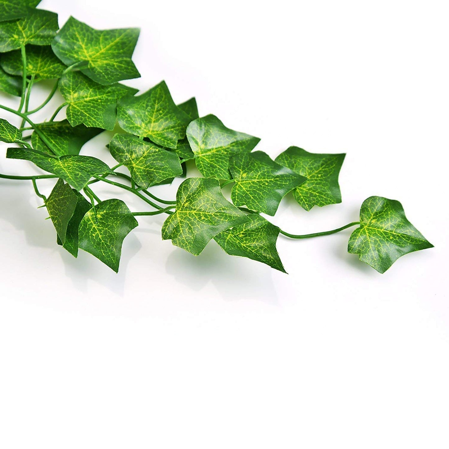 12 Pack 84 Ft Artificial Garland Fake Foliage Artificial Ivy Vine Ivy Leaves Garland Artificial Hanging Plants Wedding Garland for Home Decor Indoor Outdoors Wedding Wall Decor (Ivy Leaves)