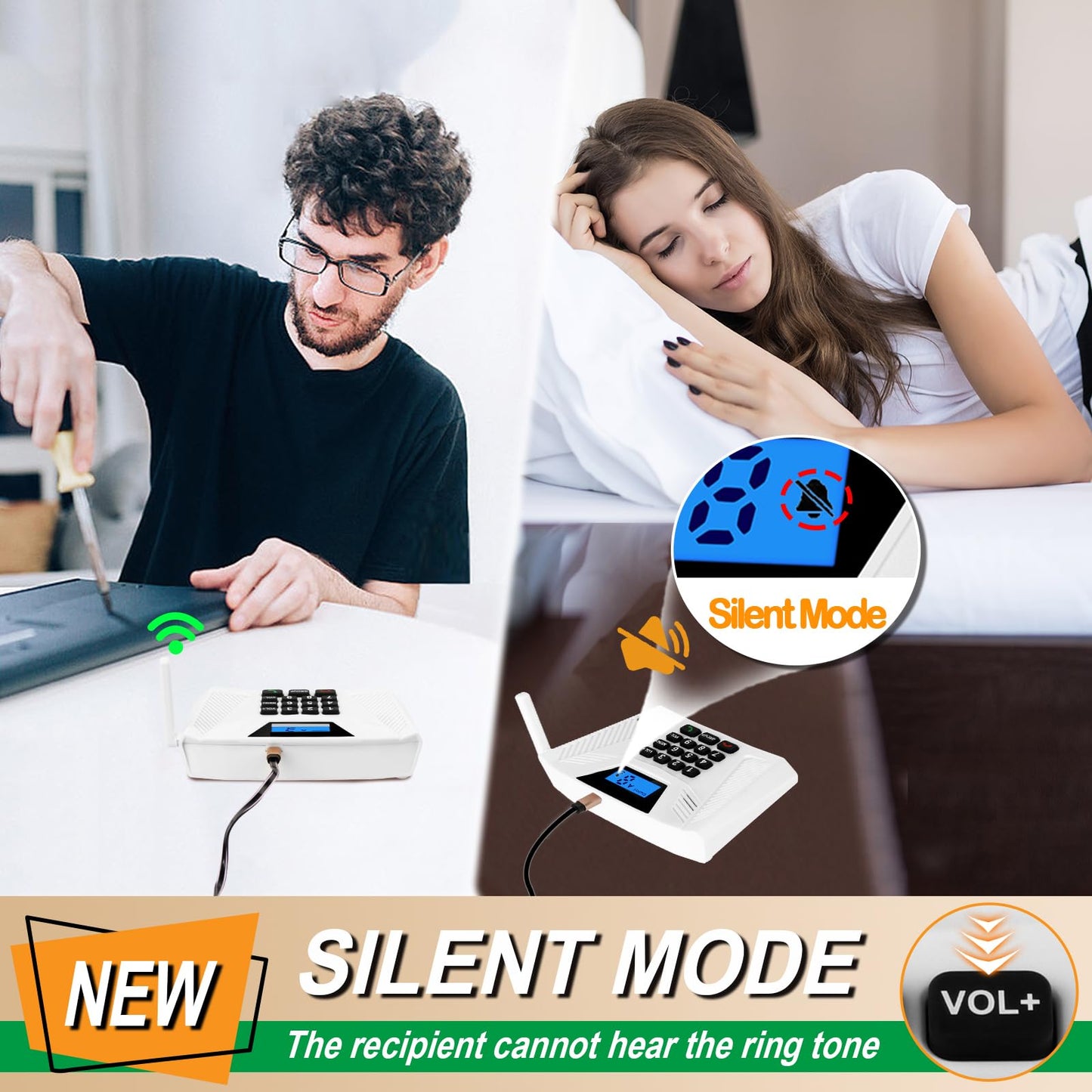 Intercoms Wireless for Home Upgraded, Hands Free Intercom 5300ft, Real-Time Two Way Intercoms for Home with Group Call, Full Duplex Wireless Intercom System for Business Office(4 Pack)